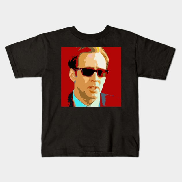 nicholas cage Kids T-Shirt by oryan80